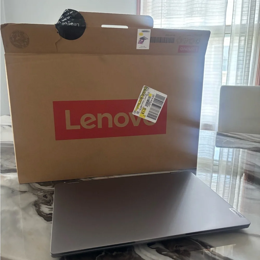 Gray Laptop with Scenic Display